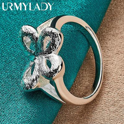925 Sterling Silber Schmetterling 7-10# Ring für Frauen Mode Charm Schmuck