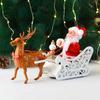 Elektrische Kletterleiter Weihnachtsmann mit Perlen - Grenzüberschreitende Weihnachtsdekoration und Kindergeschenk für Einkaufszentren