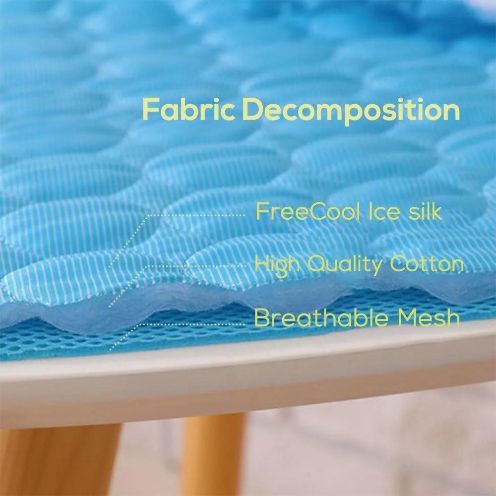 Pet Mat Summer Cooling Dog Pad For Dogs Cat Blanket Sofa Breathable Pet Bed Mat Washable Self Cooling Cat Ice Pad Pet Supplies