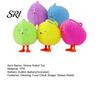TPR Stress Ball Glowing Fuzz Chick Toy Relief LED Light-up Squeeze Tool Anxiety Reduction Portable Travel School Office Fidget Relaxation