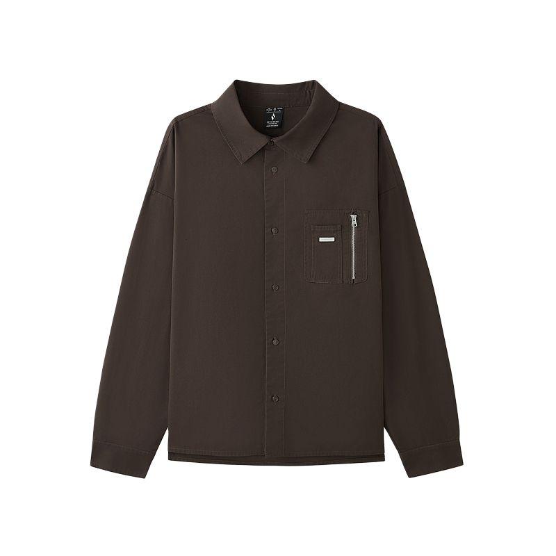 Skechers Loose Woven Durable Windproof Collar Long Sleeve Jacket Unisex jackets L226U001-05U5 XS
