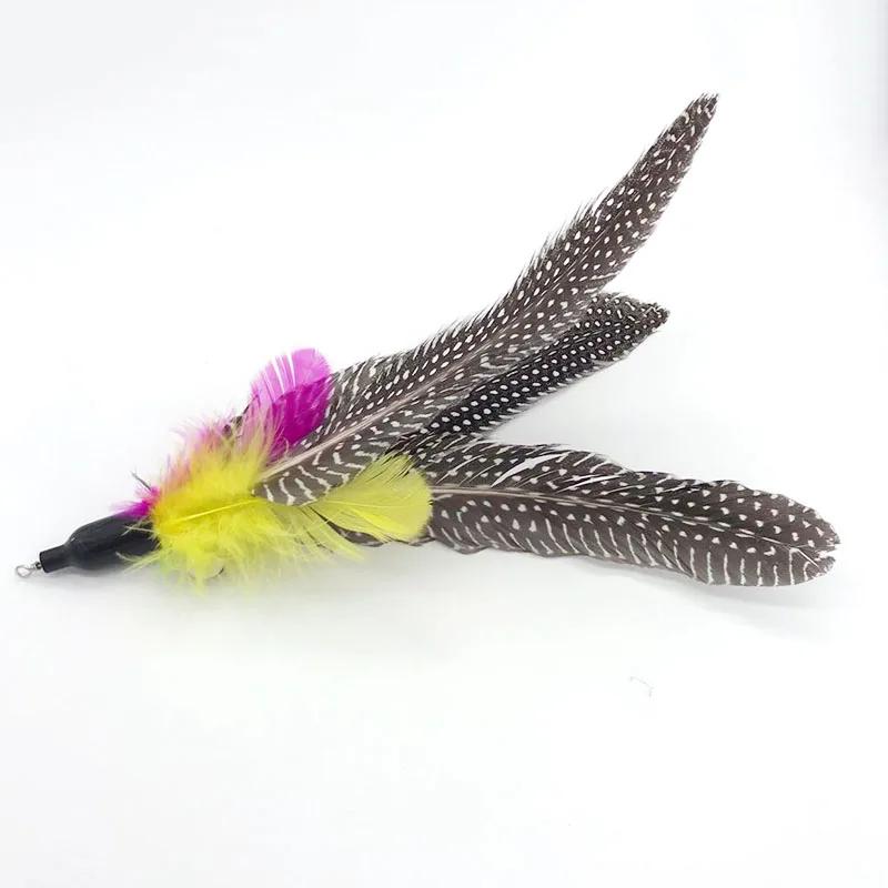 97cm Retractable Cat Feather Toys Kitten Funny Rod Cat Wand Toys Plastic Pet Cat Toys Interactive Stick Pet Cat Supplies