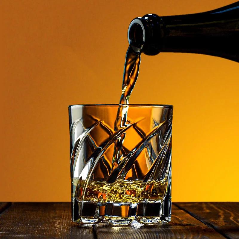 Runda Whiskeyglas Dryckesglas Transparent Glacier Cocktails Dricksglas Mugg Drickskopp Juice Mjölk Cocktail Dricksglas