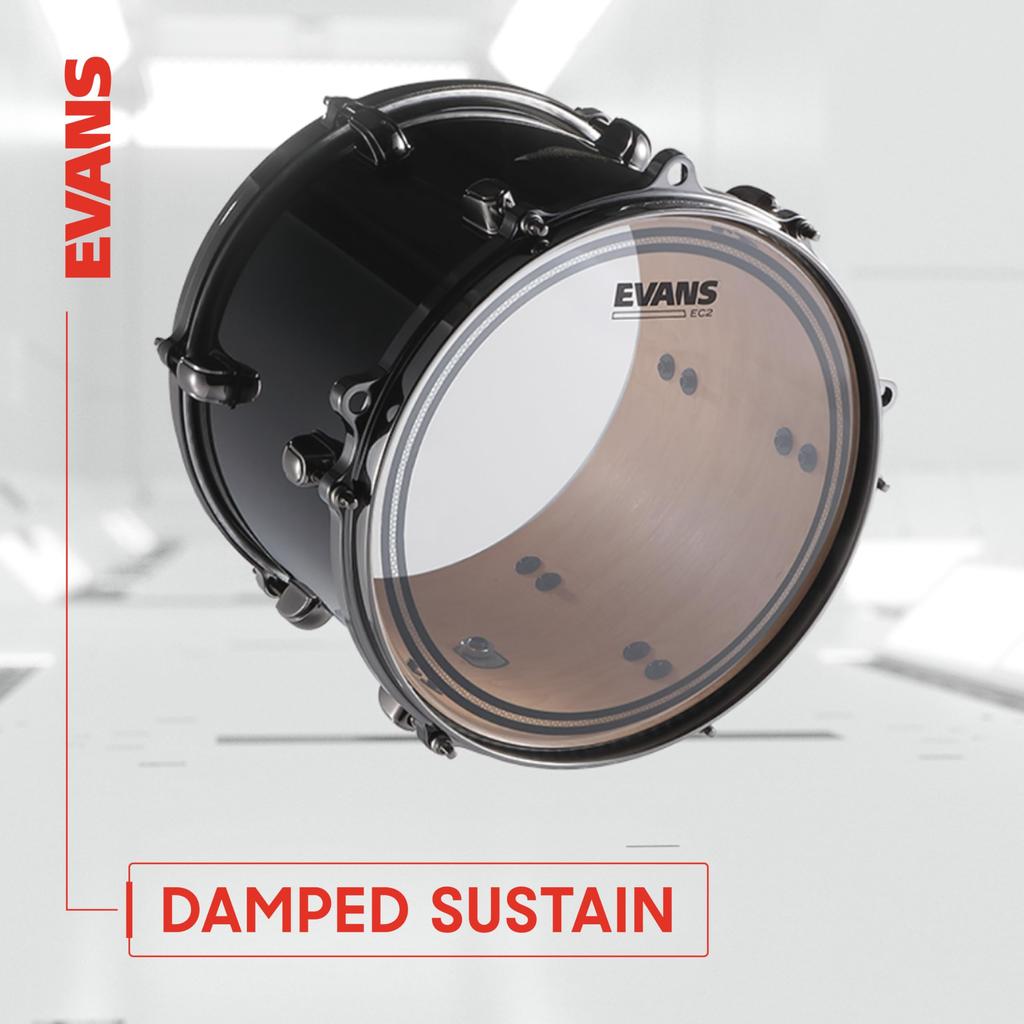 EVANS Drum Head Set EC2S Frosted Tom Pack 12 13 16 Inches ETP-EC2SCTD-S