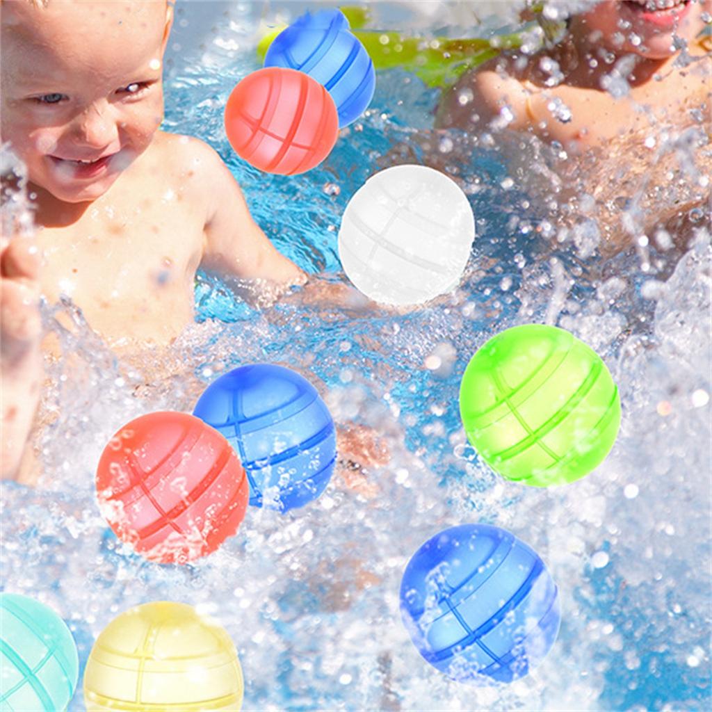 7PCS Reusable Water Toys , Inflatable Water Toys  For Children And Adults Summer Fun Party, Silicone Water Toys  For Outdoor Activities