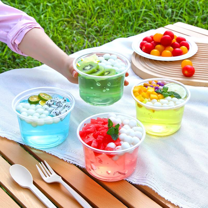 Meiliya Disposable Round Microwavable Food Containers with Lids