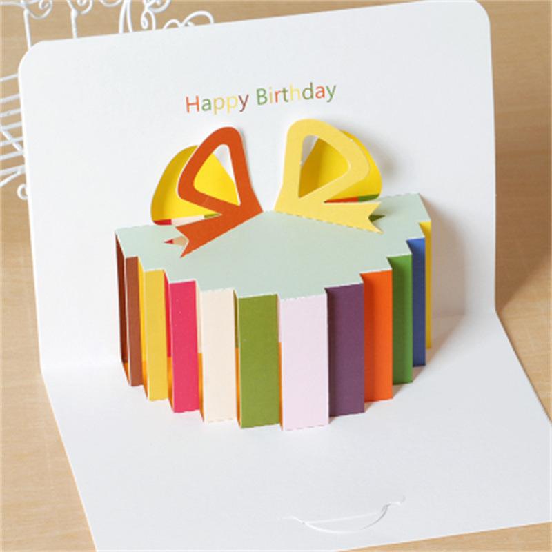 3d Pop-up Birthday Card With Envelope Birthday Greeting Cards Perfect Party Supplies Great Gift To Family Friends Lovers