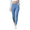 Women's High Waist Stretch Jeans with Pockets, Casual Denim Pants for Everyday Wear