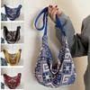 Women Female Large-capacity Shoulder Bags Students Canvas National Style Handbags Underarm Bags Messenger Bag