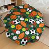 1 STKS Sportballen Voetballen Paraplu-8 Ribben Versterkt, Automatisch Openend, Lichtgewicht & Duurzaam, Modeaccessoire voor Buiten-D310