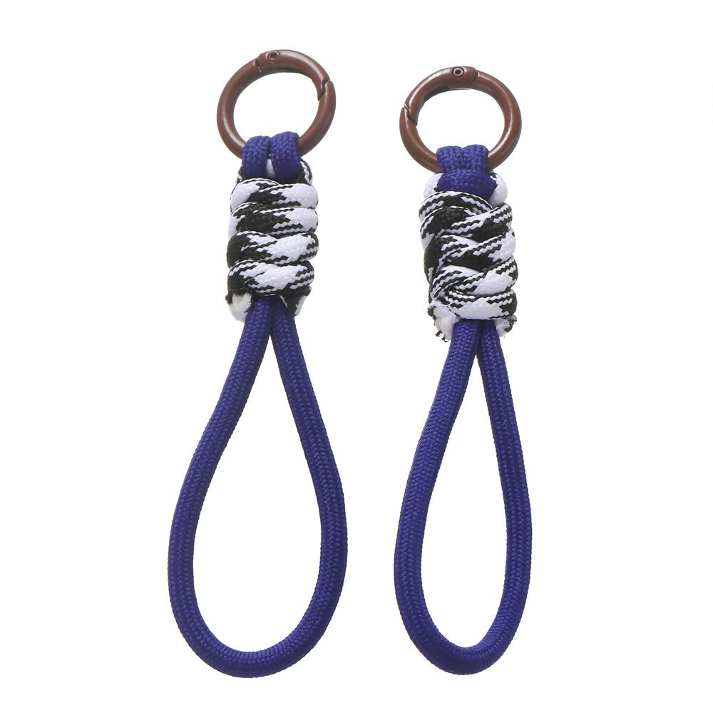 1pc Colorful Braided Lanyard Keychain for Phone Case Women Anti Lost Knot Rope Strap Car Key Chains Diy Accessories Keyring