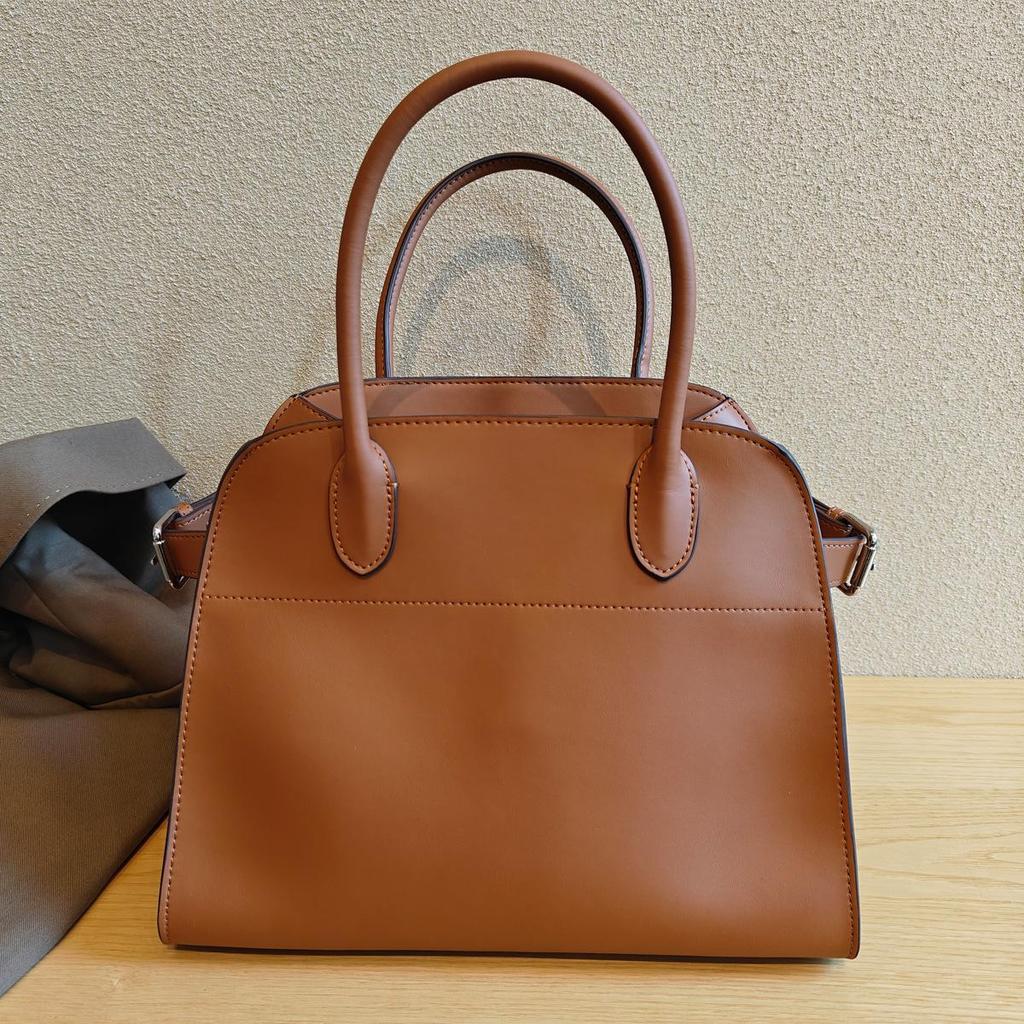 Nuovo Stile Borsa Tote in Vera Pelle di Alta Gamma Borsa a Mano Moda Minimalista Casual Grande Capacità Retro Tracolla Larga Borsa a Spalla Singola Per Donna