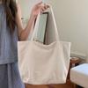 2026 Women New Large Capacity Tote Bag Korean Style Twill Canvas Bag Fashi Female Lightweight Commute Casual Shoulder Bags