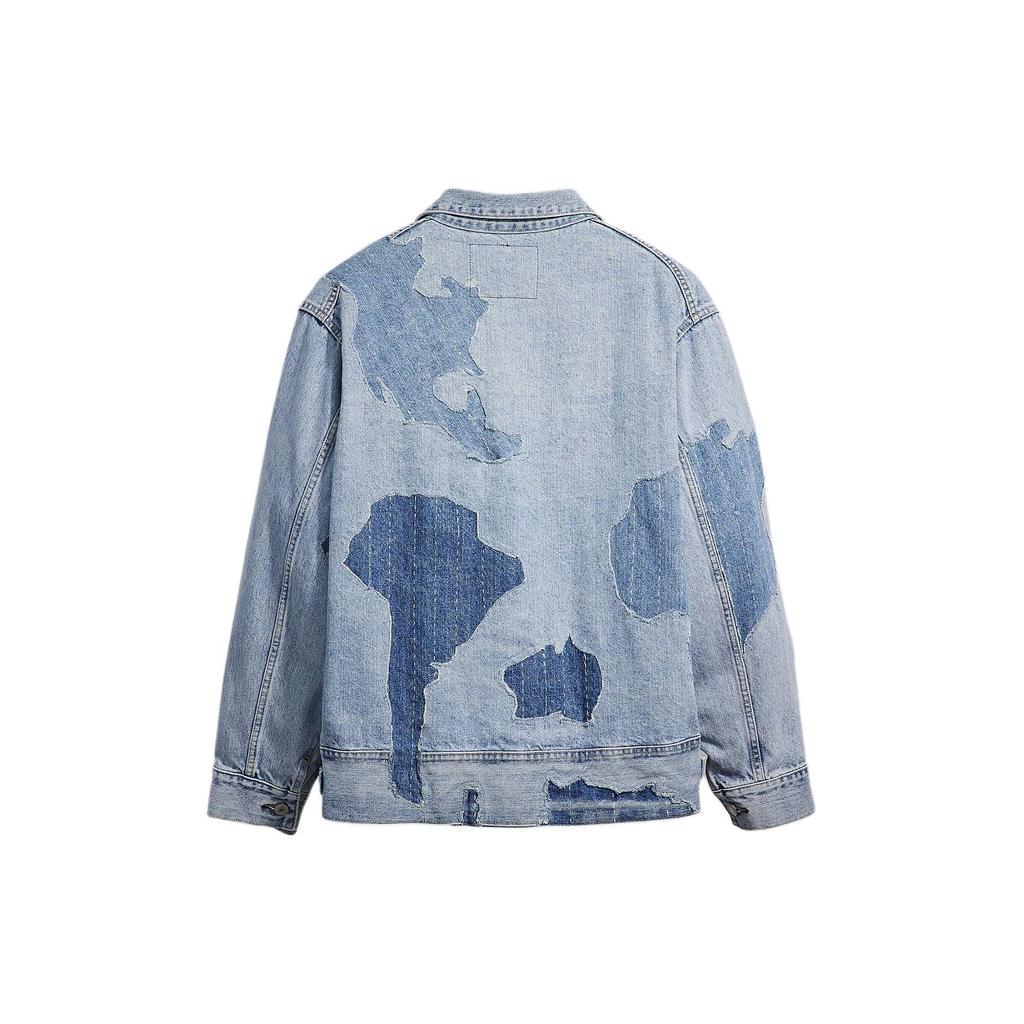 Levis SS24 Japan Limited Edition Type 2 Vintage Loose Fit Long Sleeve Denim Jacket Men Jackets Light-Blue A7150-0001