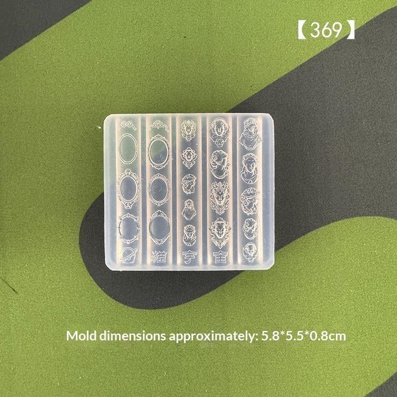 1Pcs 3D Baroque Angel Silicone Nail Mold Nail Art Diy Tool Stamping Plates Manicure Templates For Home Craft