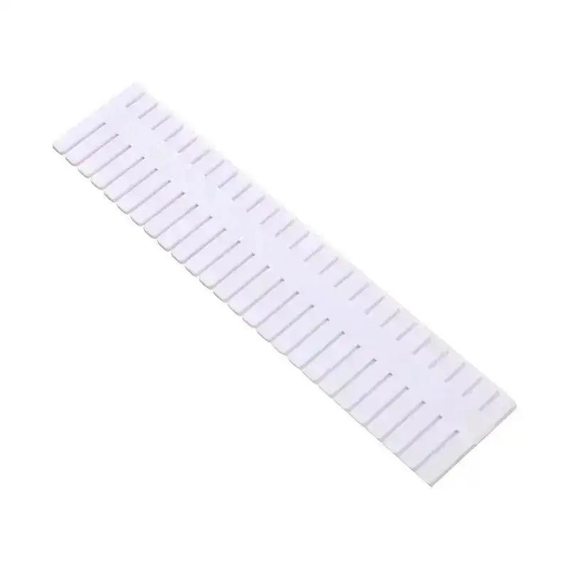 

Пластиковая разделительная доска для ящиков Свободная комбинация Классификационная разделительная доска Разделитель для носков Удобное бытовое хранение 4 pcs White