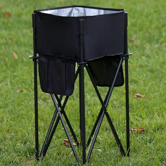 A1R Folding Camping Rack Set with Wash Basin