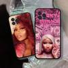 N-nicki Singer M-minaj Phone Case For IPhone 14 Plus 13 Mini 11 16 15 17 Pro Max Protection Shockproof
