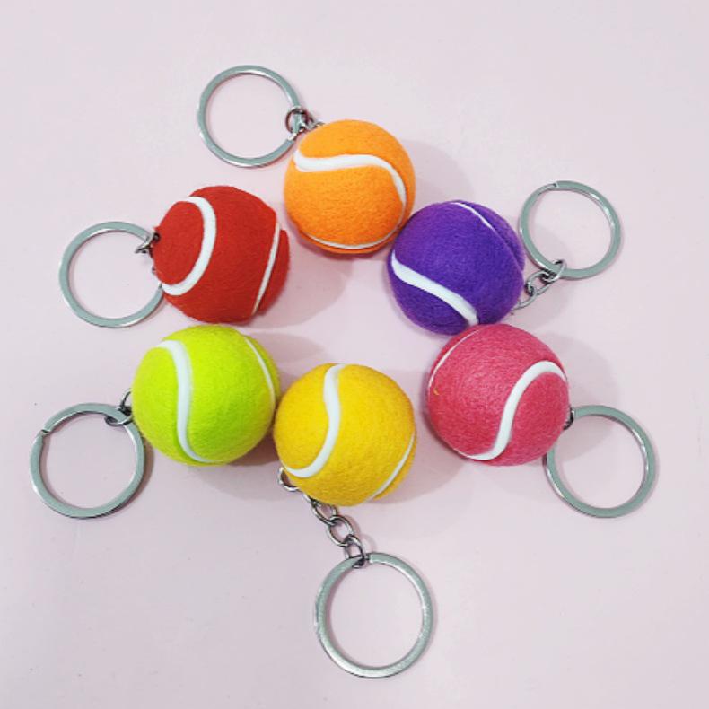 3.8cm Tennis Keychain Charms: Sports Gifts & Accessories