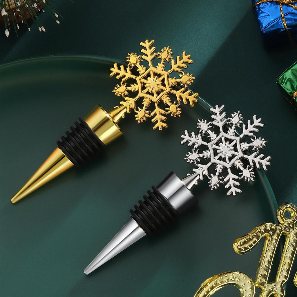 Wine Topper Christmas Decorations Airtight Cork Holiday Wine Sealer Bottle Stopper For Champagne Liquor Alcohol Beer Home Bar