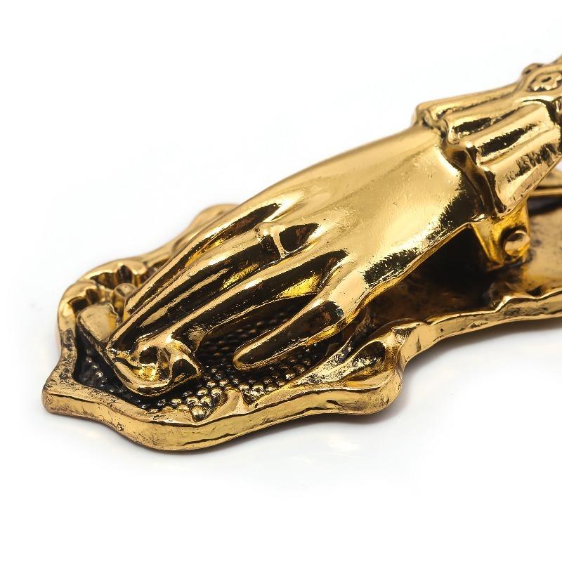 French Vintage Notebook Clip Noble Lady Hand Metal Bookmark Funny Accessory Reading XKSQ02