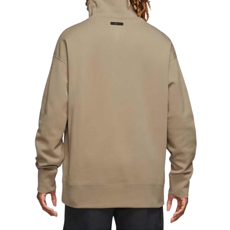 Nike Sportswear Tech Fleece Reimagined Oversized Sweatshirt Khaki Men Streetwear FB8170-247