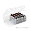 Battery Box Battery Storage Solution Battery Case Container for AA/AAA Batteries for Travel and Home Use