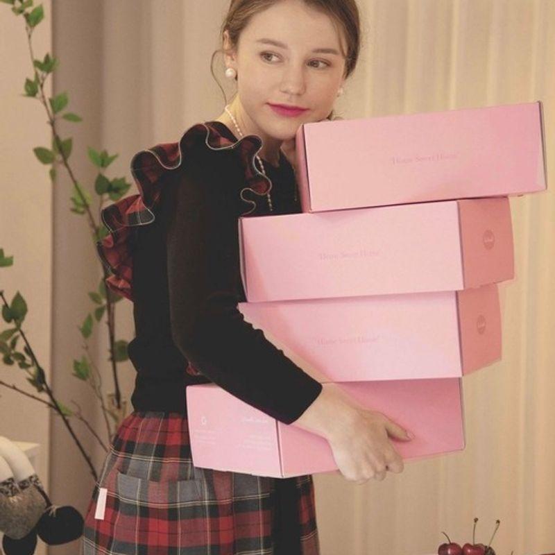 The Warmth Holiday Frill One-Piece Apron_Red