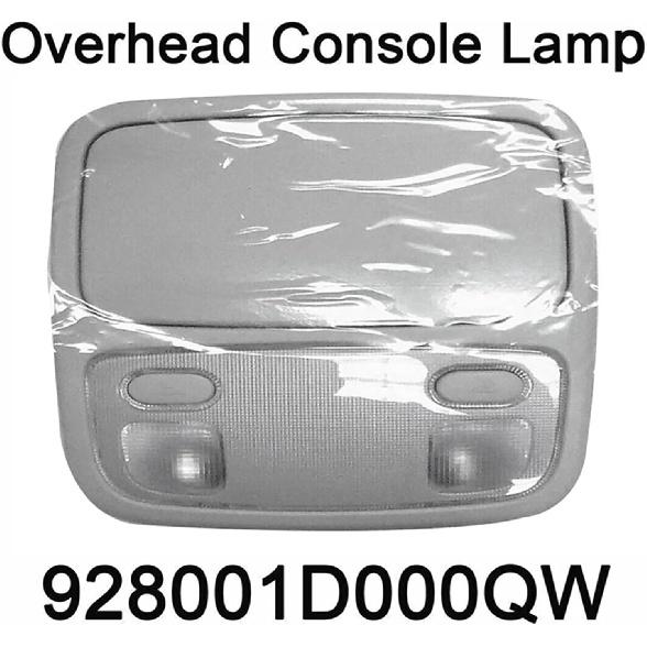 Car Interior Roof Reading Light Ceiling Lamp 92800-1D000QW Compatible for Kia Carens Rondo 2007-2012 Overhead Console Light