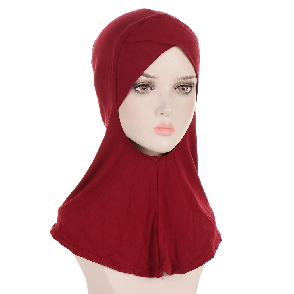 Forehead Cross Muslim Women Full Cover Inner Hijab Cap