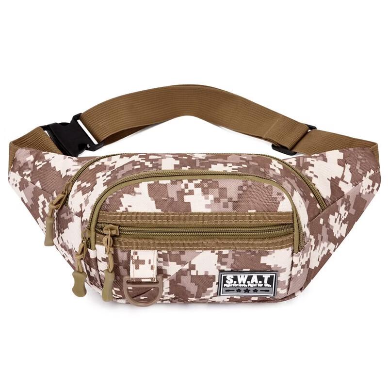 Мужская прочная водонепроницаемая поясная сумка из ткани Оксфорд