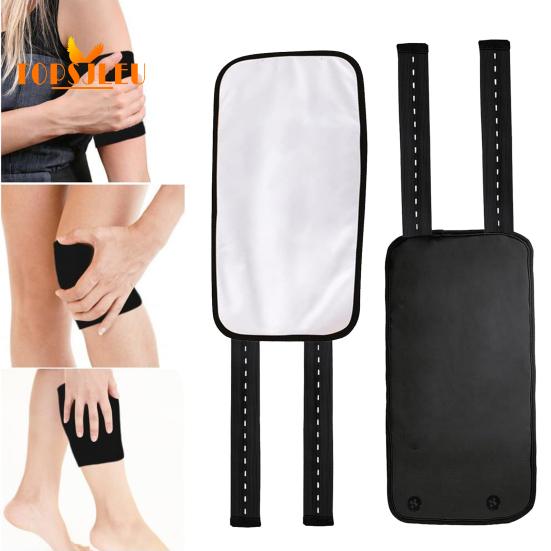 2Pcs Castor Oil Pack Wrap - Washable, Reusable, Castor Oil Compress Pad with Adjustable Elastic Strap