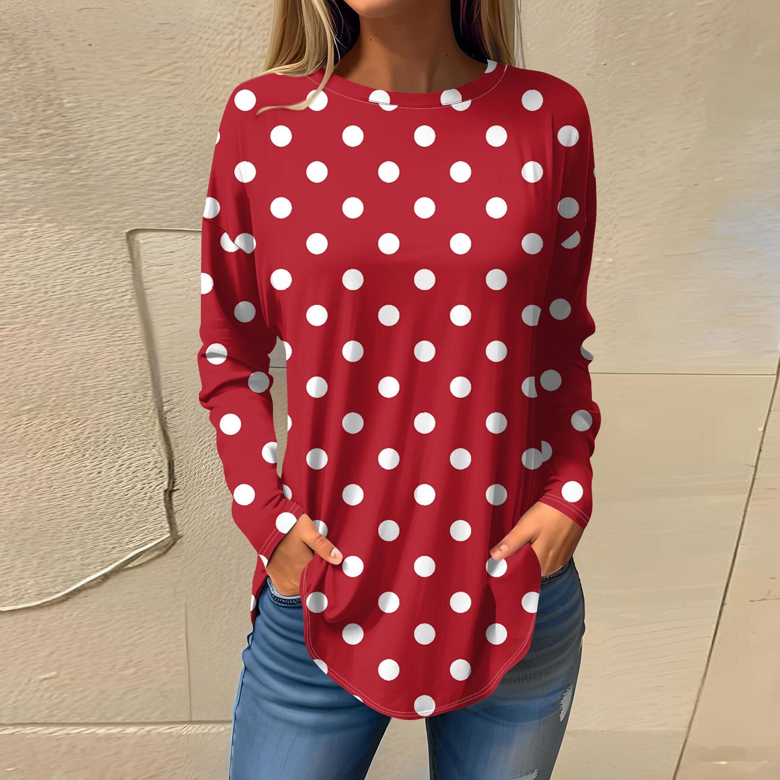 

Футболки для женщин, осенние повседневные рубашки с длинным рукавом, толстовка, винтажный топ с графическим принтом, пуловер XL винный