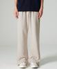 JEMUT Airy Flare Sweatpants Cream Grey Julp2626