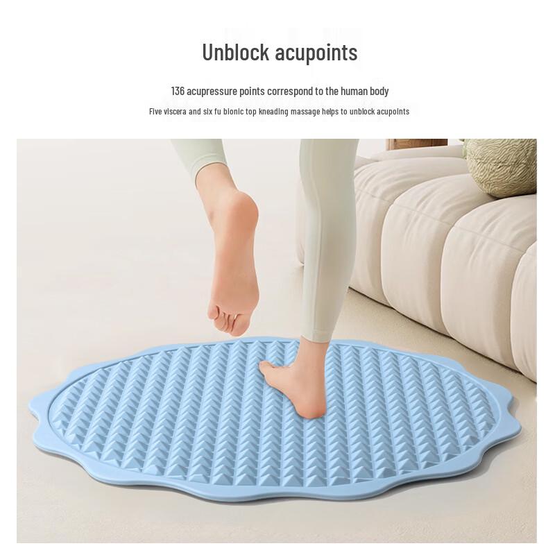 Jimaio Soft Silicone Double-Sided Foot Massage Mat