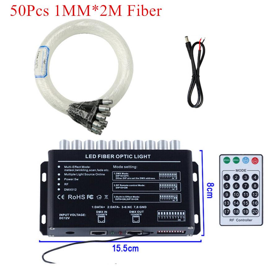Twinkle Fiber Optic Lights Smartphone Bluetooth APP Control 12W Music Remote Control