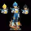 23cm/11.8 Inches Dragon Ball Anime Character Vegeta 3 Heads PVC Action Figure Model Statue Collection Decoration Toys Gift