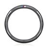 Lær Karbonfiber Bil Rattdeksel Biltilbehør For BMW E61 E81 E87 1 2 3 4 5 6 7 Serie X1 X3 X4 X5 X6 X7 F20 E90