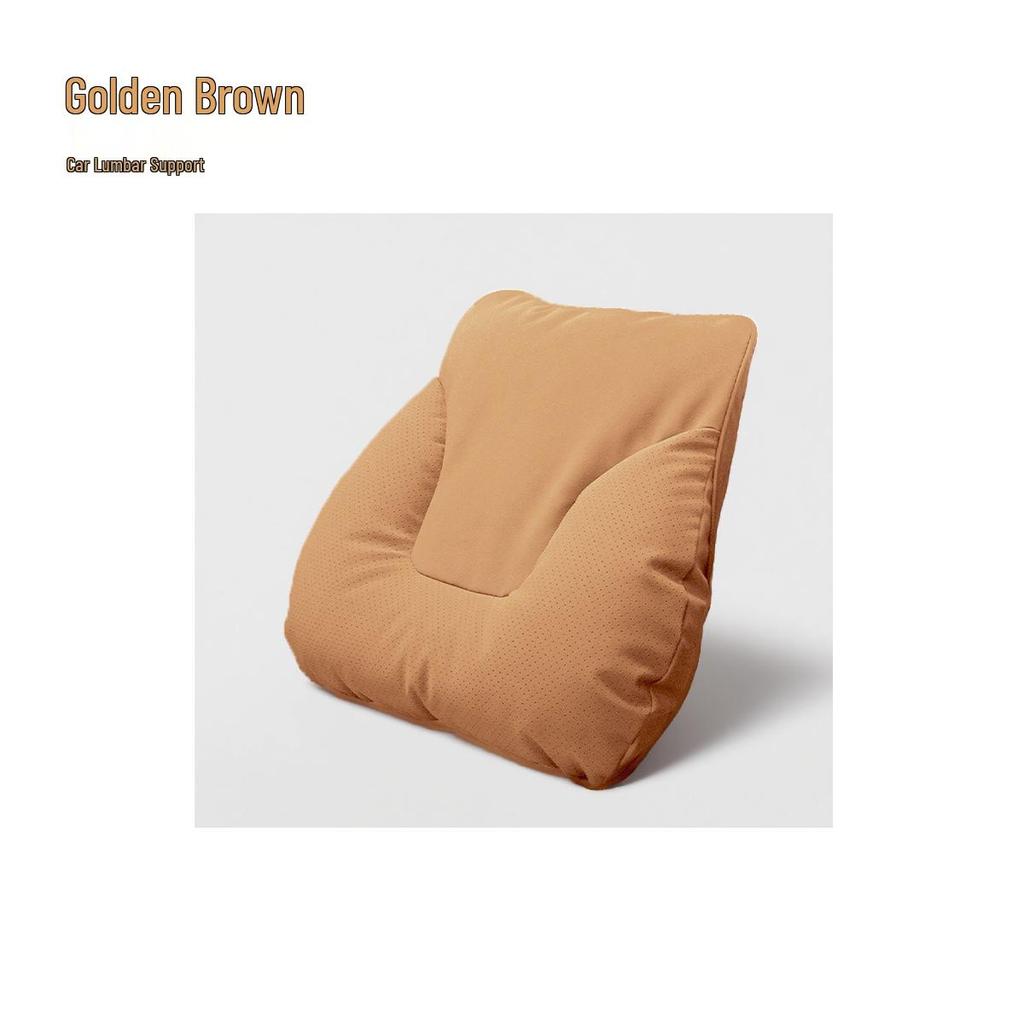 Cute S-Class Car Headrest and Lumbar Support Pillow for Comfort