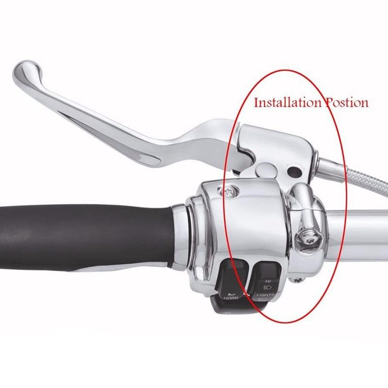 N61R-Motorcycle Clutch Lever Mount Bracket Perch Fit For Sportster Super Glide Bob