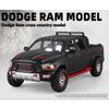 1/32 Scale Dodge RAM Pickup Truck Alloy Model with Sound, Light & Spring-Back Action - Kids' Toy for Adventurous Play