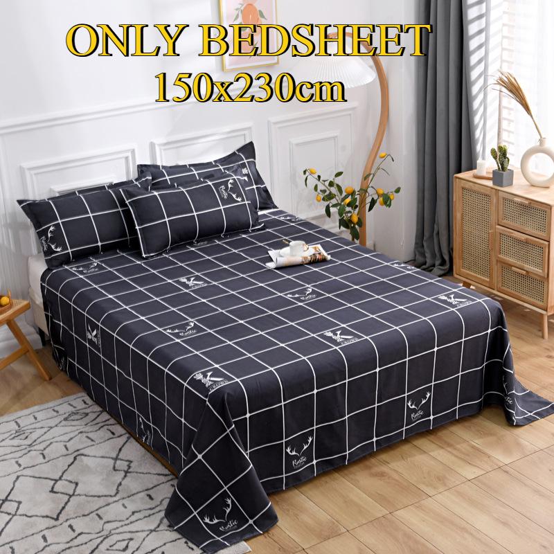 Bed Sheets Skin-friendly Brushed  Thickened Double Single Bed Multi-specification Sheets for All Seasons