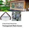Dust-proof Transparent Rain Cover Waterproof Rainproof Cloth Waterproof Tarpaulin Terrace Cover