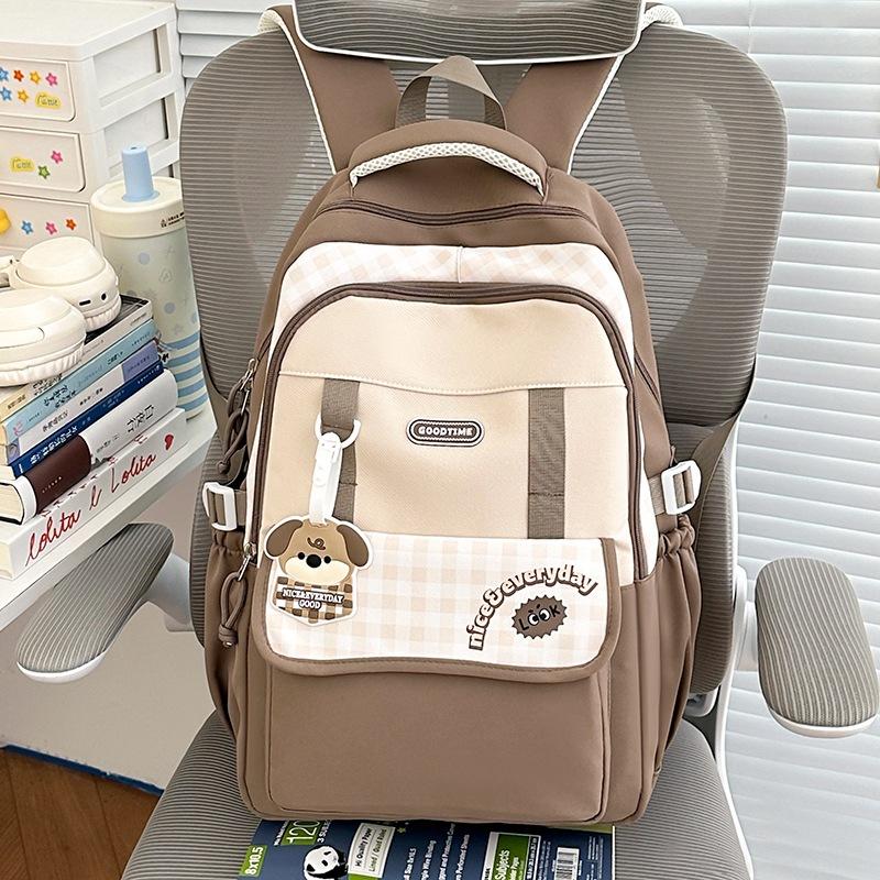 Schoolbag Small School Bag Girls Versatile Backpack Ins Mori High School Student Treasure Mini Backpack Light and Large Capacity
