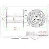 300 Type High-Temperature White Plastic Wire Spool with Rubber Shaft for Electric Cable Winding
