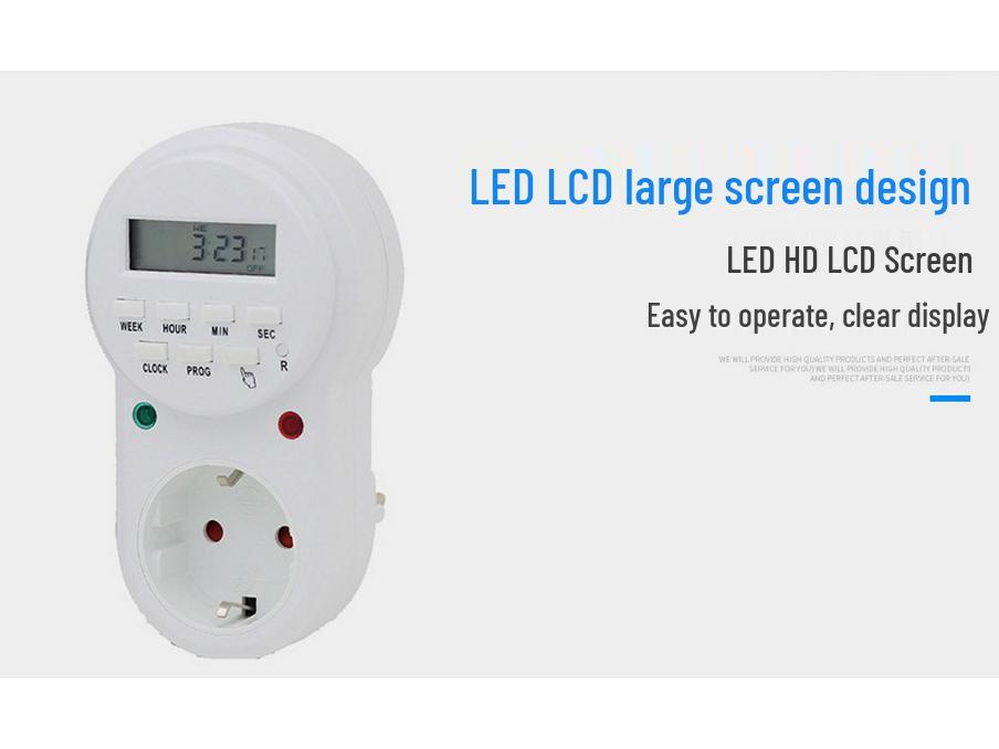 Smart European Fish Tank Timer Socket ETG-63A