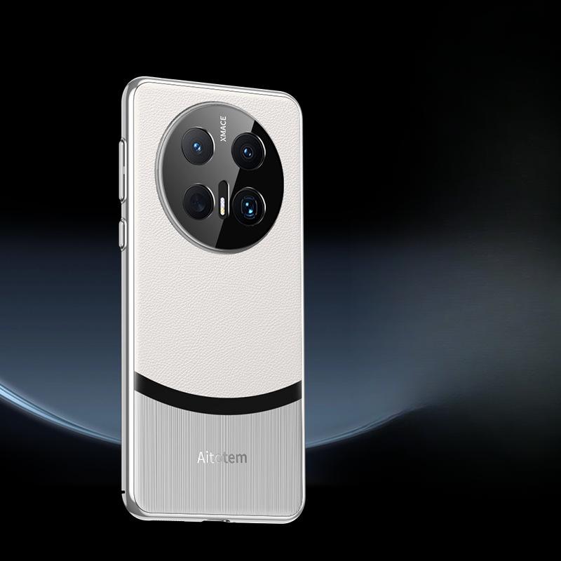 

Всесторонний чехол для телефона Honor X60pro с гальваническим покрытием, сращиванием линз, высококлассный кожаный чехол HONOR X60 для деловых мужчин Honor X60