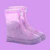 Unisex PVC Waterproof High-Top Non-Slip Shoe Covers for Travel