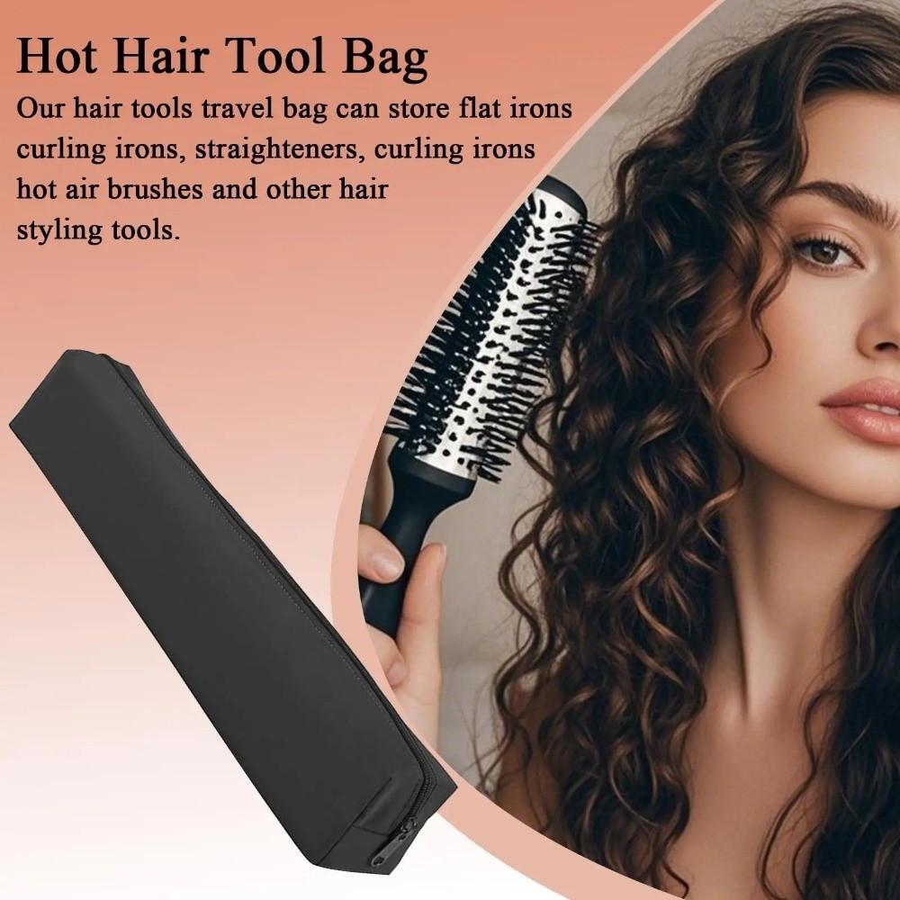 Heat Resistant Curling Iron Bag Dustproof Travel Hair Styling Case Stationery Organizer  Travel Use