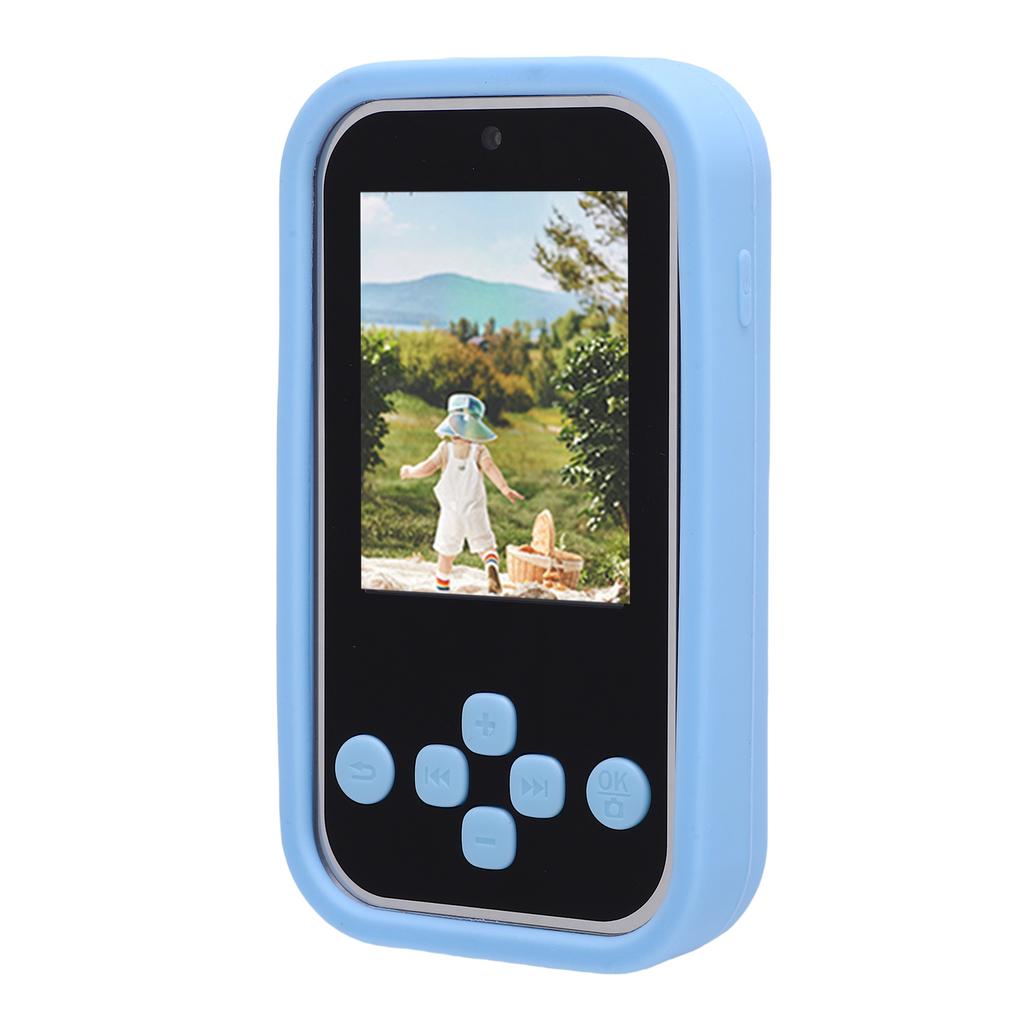 1080P HD Camera for Toddler 2.4 Inch Screen Autofocus Cute Cartoon MP3 Video Selfie Camera for Xmas Birthday Gifts